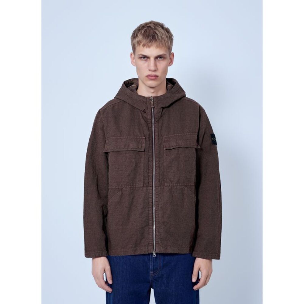 Stone Island Men Hooded Zip Jacket